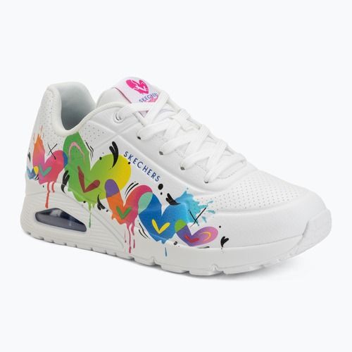 Кросівки жіночі SKECHERS Uno Open Your Heart white
