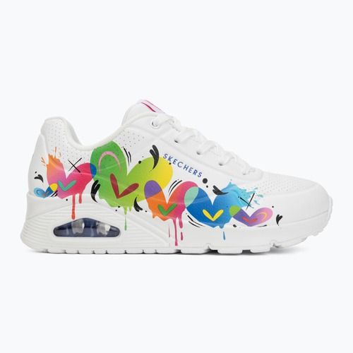 Кросівки жіночі SKECHERS Uno Open Your Heart white