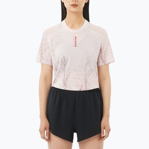Футболка для бігу жіноча Salomon S/Lab Ultra Tee Aop lilac ash