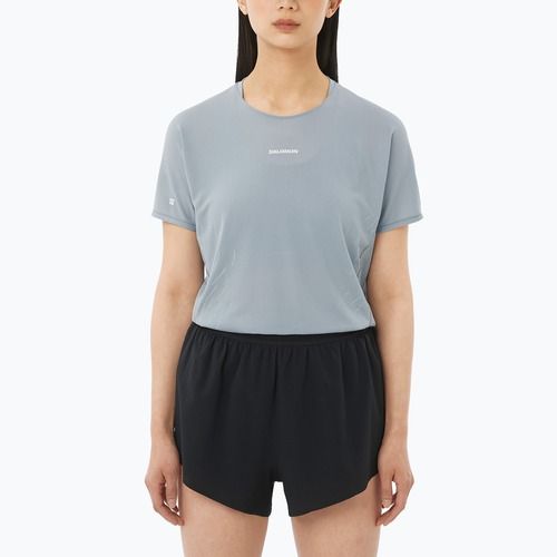Футболка для бігу жіноча Salomon Sense Aero SS Tee GFX trade winds