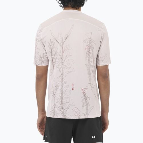 Футболка для бігу чоловіча Salomon S/Lab Ultra Tee Aop lilac ash