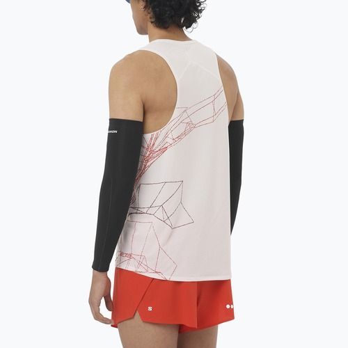 Футболка для бігу чоловіча Salomon S/Lab Speed Tee lilac ash/fiery red