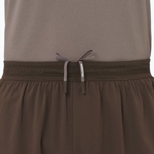 Шорти для бігу чоловічі Salomon Sense Aero 7" coffee bean