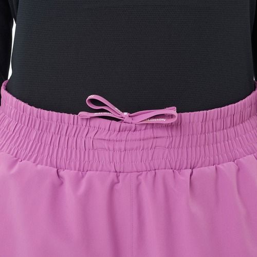 Шорти для бігу жіночі Salomon Shakeout Core 2IN1 4" iris orchid