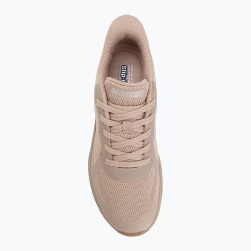 Кросівки жіночі SKECHERS Bobs Squad 4 Staple Look beige