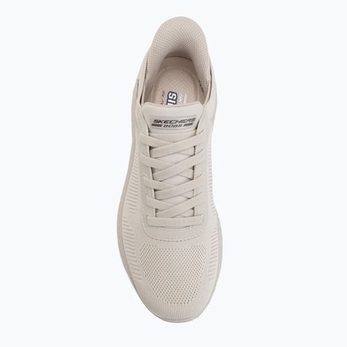 Кросівки чоловічі SKECHERS Bobs Squad Chaos Solid Step white