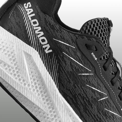 Кросівки для бігу жіночі Salomon Aero Glide 4 black/white/silver