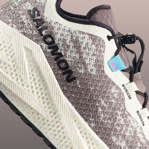 Кросівки для бігу жіночі Salomon Aero Glide 4 GRVL vanilla ice/black iron