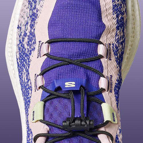 Кросівки для бігу жіночі Salomon Aero Glide 4 GRVL shadow gray/deep blue/butterfly