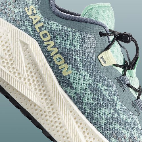 Кросівки для бігу чоловічі Salomon Aero Glide 4 GRVL stormy weather/lichen/vanilla ice