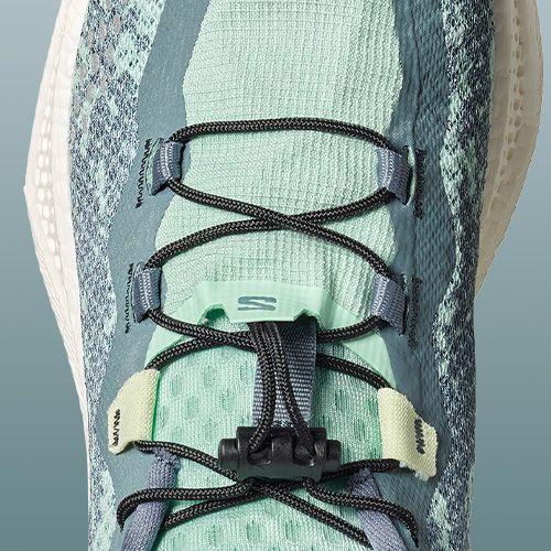 Кросівки для бігу чоловічі Salomon Aero Glide 4 GRVL stormy weather/lichen/vanilla ice