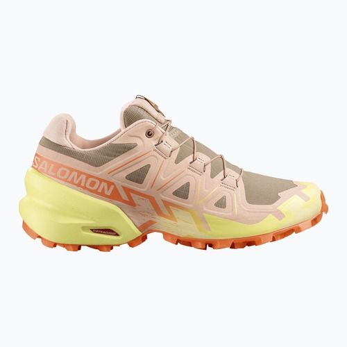 Кросівки для бігу жіночі Salomon Speedcross 6 burro/sunny lime/almond cream