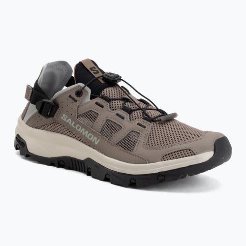 Кросівки туристичні чоловічі Salomon Techamphibian 5 walnut/wrought iron/black