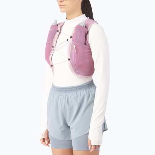 Жилет для бігу жіноча Salomon Active Skin 4 Set dusky orchid/daw