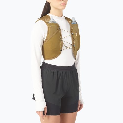 Жилет для бігу Salomon Active Skin 8 Set brilliant olive/willow