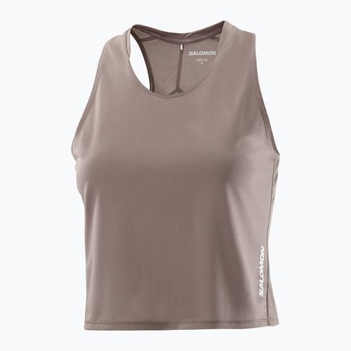Футболка для бігу жіноча Salomon Sense Aero Short Tank iron