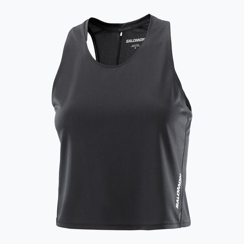 Футболка для бігу жіноча Salomon Sense Aero Short Tank deep black