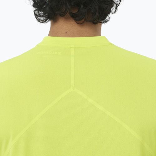 Футболка для бігу чоловіча Salomon Sense Aero SS Tee GFX acid lime