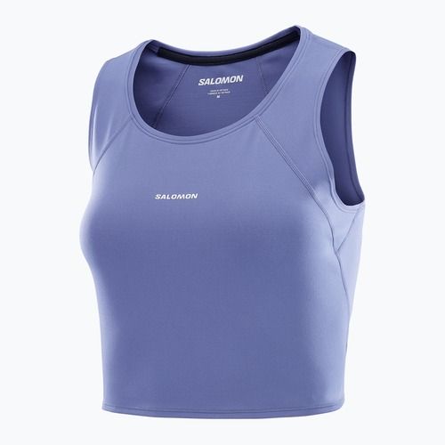 Футболка для бігу жіноча Salomon SHAKEout Bliss Tanklette marlin
