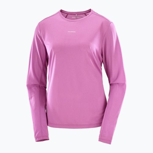 Лонгслів для бігу жіночий Salomon Shakeout Core iris orchid