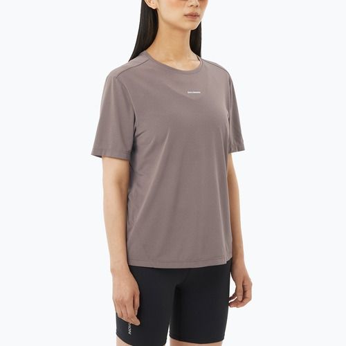 Футболка для бігу жіноча Salomon Shakeout Core iron