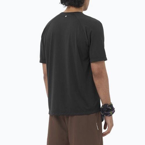 Футболка для бігу чоловіча Salomon Shakeout Core GFX deep black