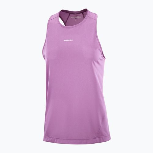 Футболка для бігу жіноча Salomon Shakeout Core Tank iris orchid