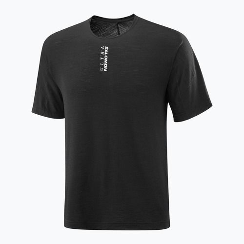 Футболка для бігу чоловіча  Salomon Ultra Tee deep black