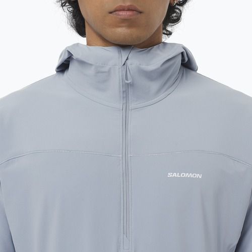 Куртка для бігу чоловіча Salomon Sense Aero Hybrid Half Zip Hooded trade winds