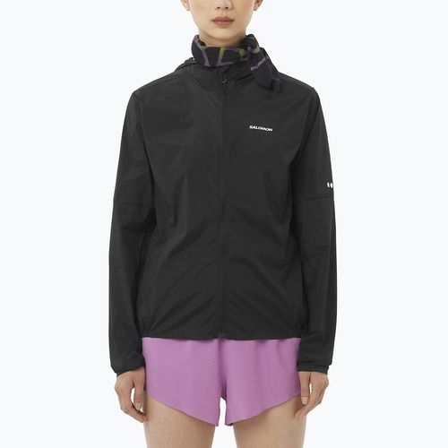 Куртка для бігу жіноча Salomon Sense Aero Wind black