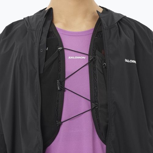 Куртка для бігу жіноча Salomon Sense Aero Wind black
