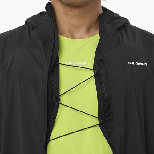 Куртка для бігу чоловіча Salomon Sense Aero Wind black