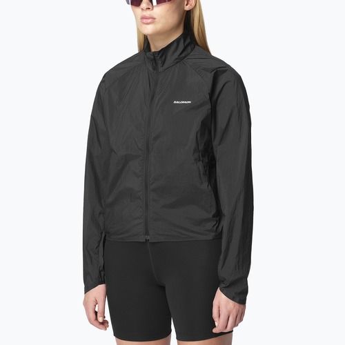 Куртка для бігу жіноча Salomon Shakeout Fly deep black