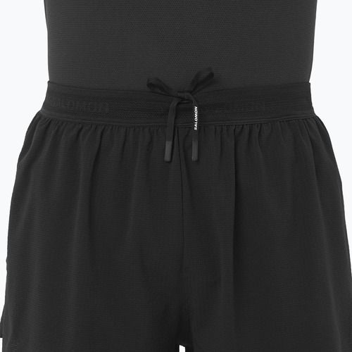 Шорти для бігу чоловічі Salomon Aero SPLT 3" deep black