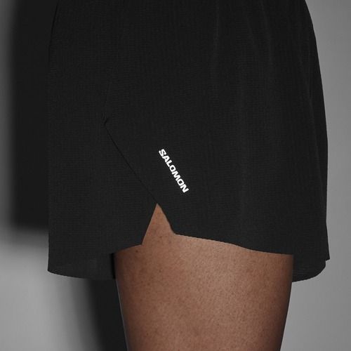 Шорти для бігу чоловічі Salomon Aero SPLT 3" deep black