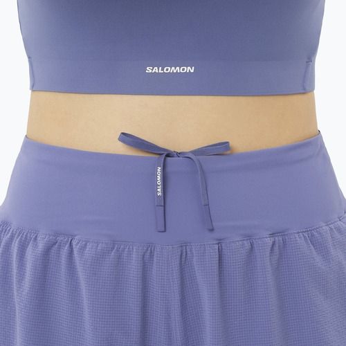 Шорти для бігу жіночі Salomon Sense Aero Stow 4" marlin