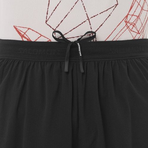 Шорти для бігу чоловічі Salomon Sense Aero Stow 5" deep black