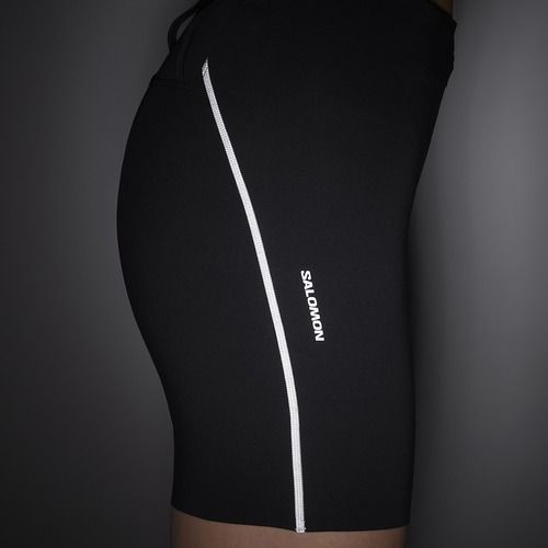 Шорти для бігу жіночі Salomon Sense Stow 6" deep black