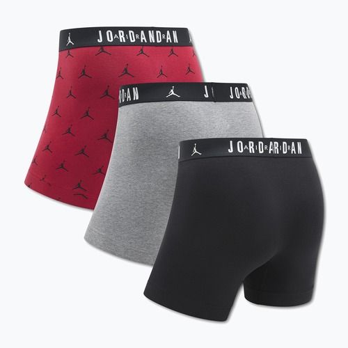 Боксерки чоловічі  Jordan JHM Flight Cotton Essential 3 pairs gym red