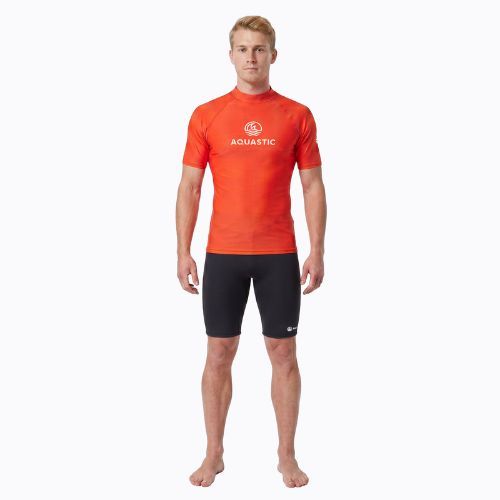 Футболка чоловіча AQUASTIC Rimos UV 50+ UPF orange