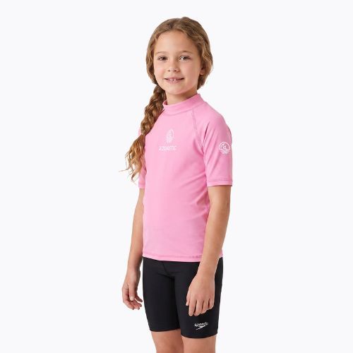 Футболка дитяча AQUASTIC Rimos UV 50+ UPF pink