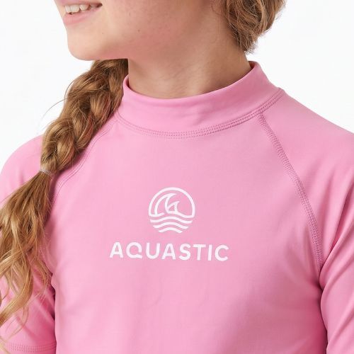 Футболка дитяча AQUASTIC Rimos UV 50+ UPF pink