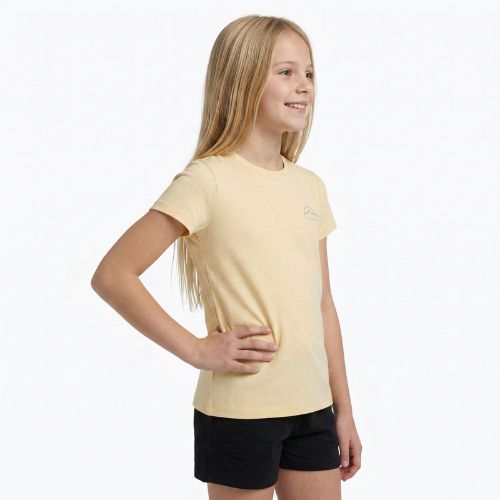 Дитяча трекінгова футболка KADVA Merivra merino peach