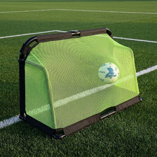 Ворота футбольні OneTeam Swiftgoal 120 x 70 cm black/green