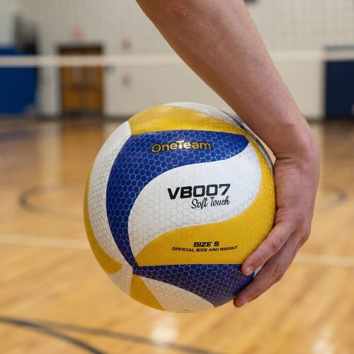 М'яч волейбольний OneTeam VB007 yellow/blue/white size 5