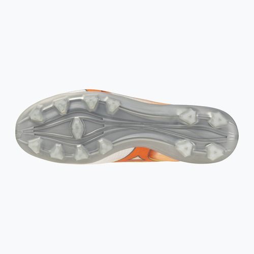 Кросівки футбольні Mizuno Alfa III Pro FG white/lava orange/evening primrose