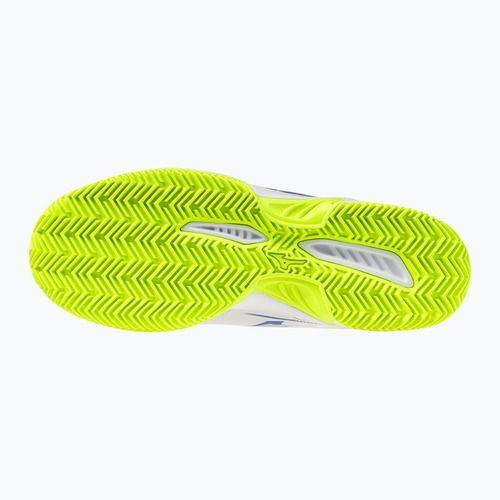 Кросівки тенісні чоловічі Mizuno Break Shot 5 CC white/dazzling blue/ lightning