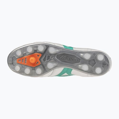 Кросівки футбольні Mizuno Morelia II Japan FG white/arcadia/lava orange