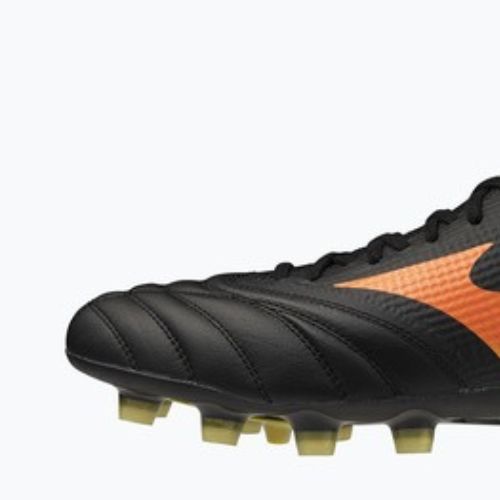 Кросівки футбольні Mizuno Morelia Neo V β Pro FG black/lava orange/arcadia