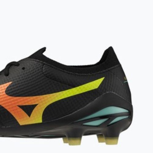 Кросівки футбольні Mizuno Morelia Neo V β Pro FG black/lava orange/arcadia